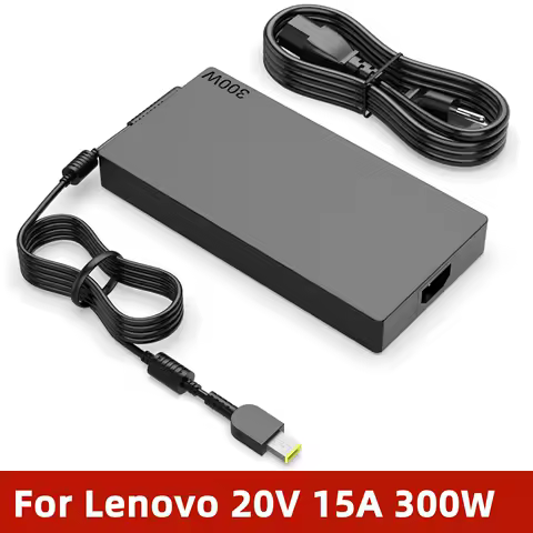 300W 20V 15A Laptop Charger for Lenovo Legion5 5i 5P 7 7i pro15 16 17 R9000P R9000K Y9000K Y9000X, For ADL300SDC3A Power Adapter