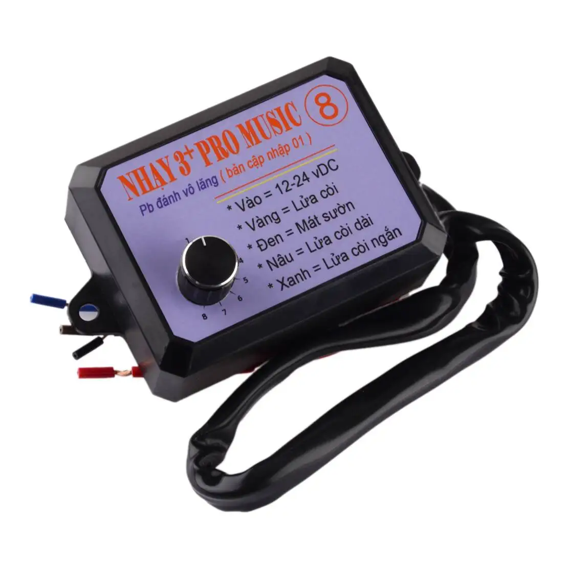 Nhay 3+Pro Music Rapid Horn Relais Controller 12–24 V 8 Töne passend für Auto Marine Boot Motorrad