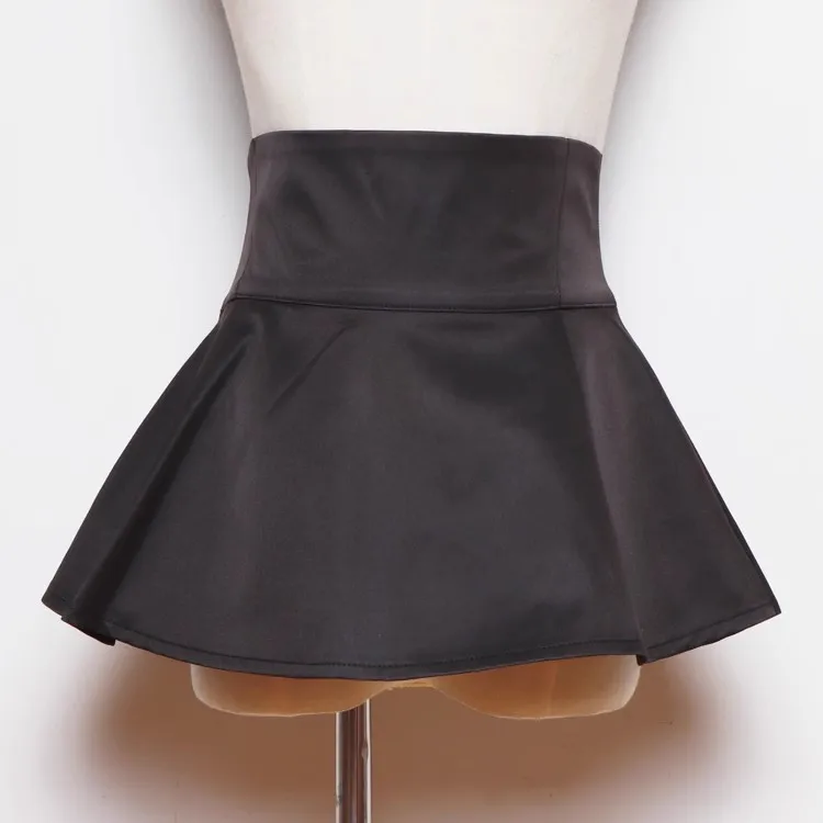 Damesmode Zwarte Stof Elastisch Korset Vrouwelijke Buikband Jas Tailleband Jurk Decration Brede Riem J052