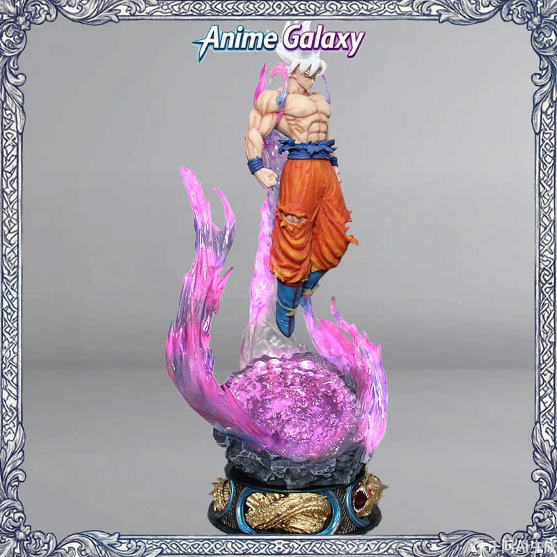 Figura Miniatura de Goku Ultra Instinto de Dragon Ball Super Saiyan, Modelo de Anime, Estatua Coleccionable, Decoración de Escritorio, Regalo para Fans