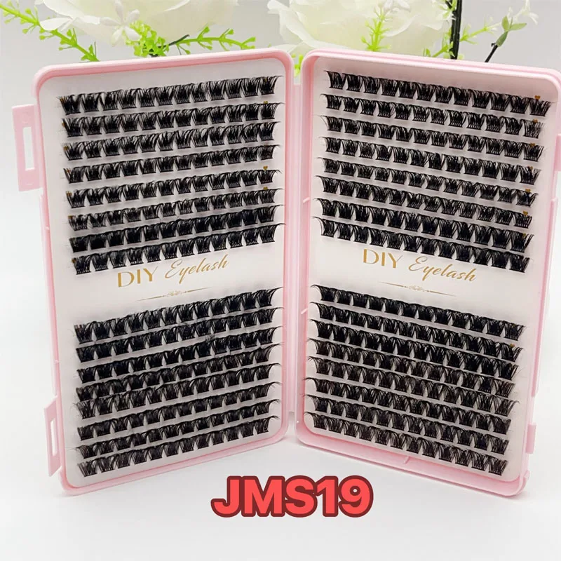 32 Row Self-Grafted Single Cluster False Eyelashes Mix And Match Mix8-16mm Natural Slender False Eyelashes Gift Set