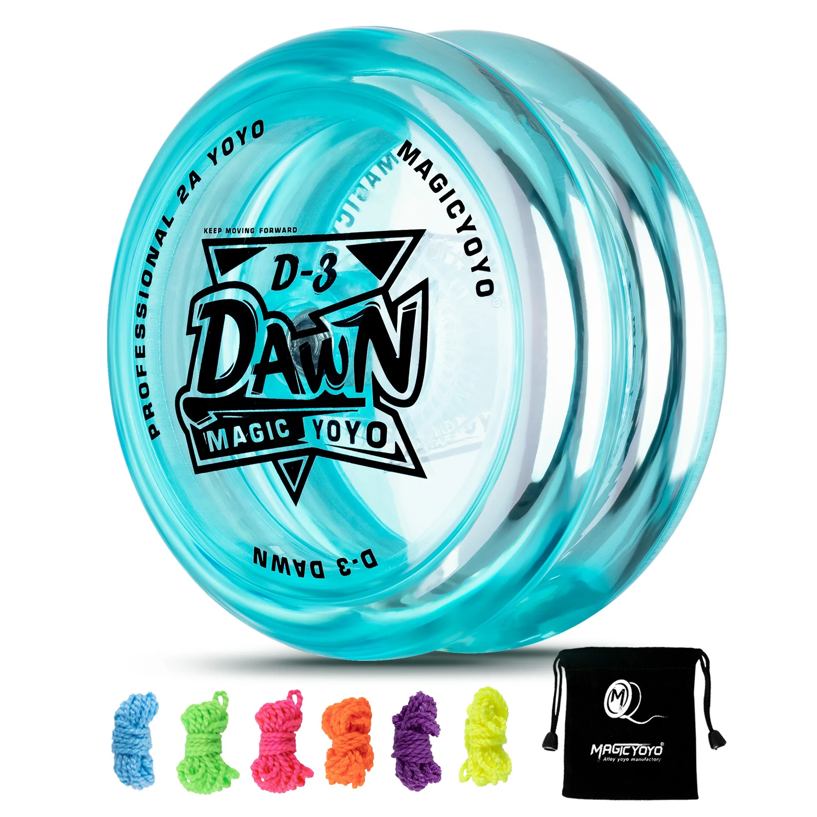 MAGICYOYO D3 Beginner Yoyo for Kids, Professional Looping Yoyos with 6 Yoyo String, Yo-yo Bag, Glove