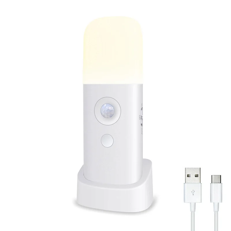 

ABVT-Motion Sensor Night Light, Dimmable LED Night Light, Suitable For Bedroom Corridor Lighting