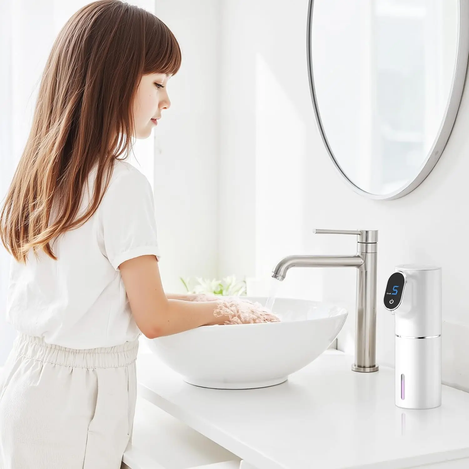 

Автоматическая машина для дезинфекции рук, датчик, интеллектуальная электрическая машина для мытья пузырей, бытовой настенный перезаряжаемый дозатор мыла