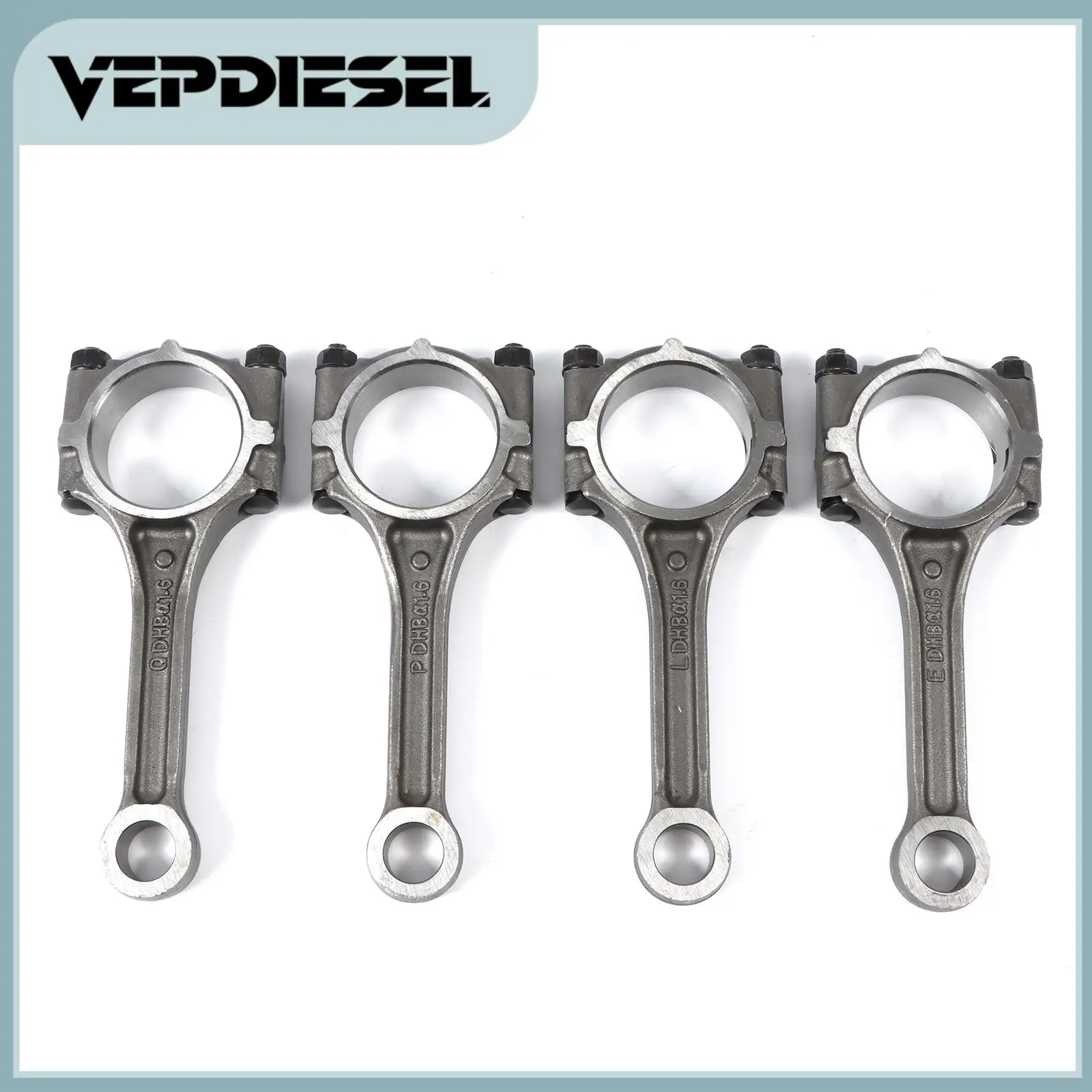 

4 PCS Connecting Rods Assy Kit 2351026040 For 1993-2011 Hyundai Accent Kia Rio Rio5 1.5L 1.6L Car Engine Replacement Parts