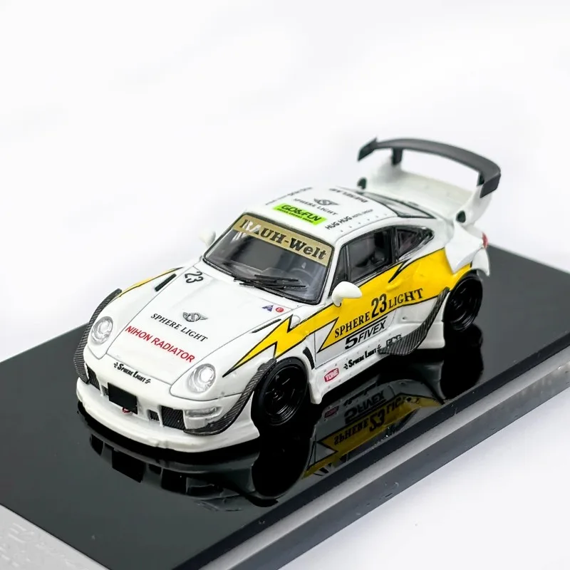 SW 1/64 Porsche RWB 993 Alloy Toy Motor Vehicle Diecast Metal Model