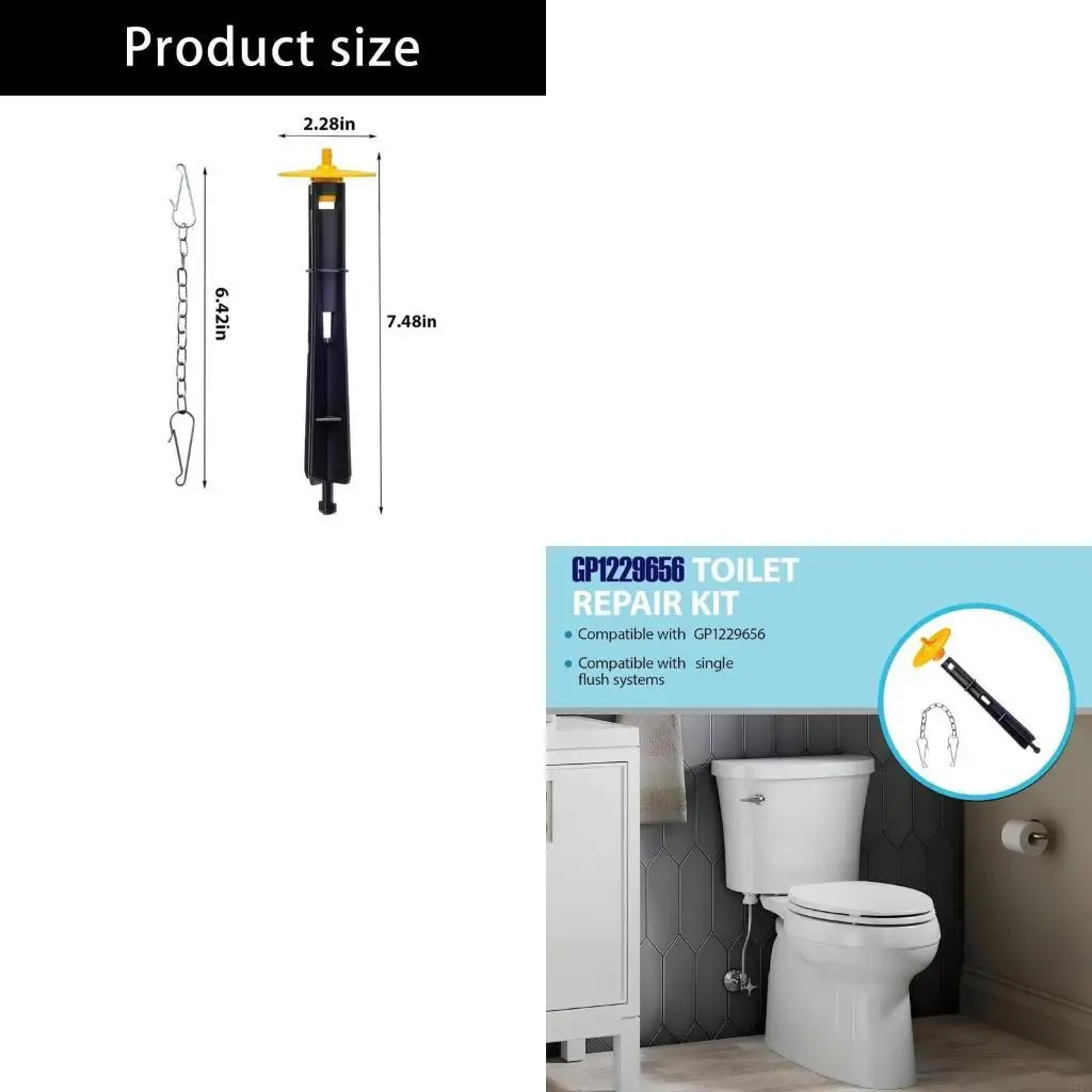 Универсальный ремонтный комплект для унитаза включает пластиковые детали центральной направляющей крышки GP1229656 для одинарных