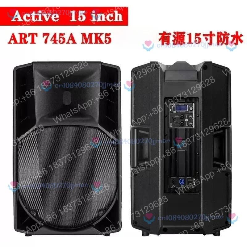 1 unidad de altavoz activo de alta potencia Art 745-A MK5 de 15 pulgadas y 2 vías, 1400W, sistema de sonido DJ, altavoces RCF autoamplificados para exteriores.