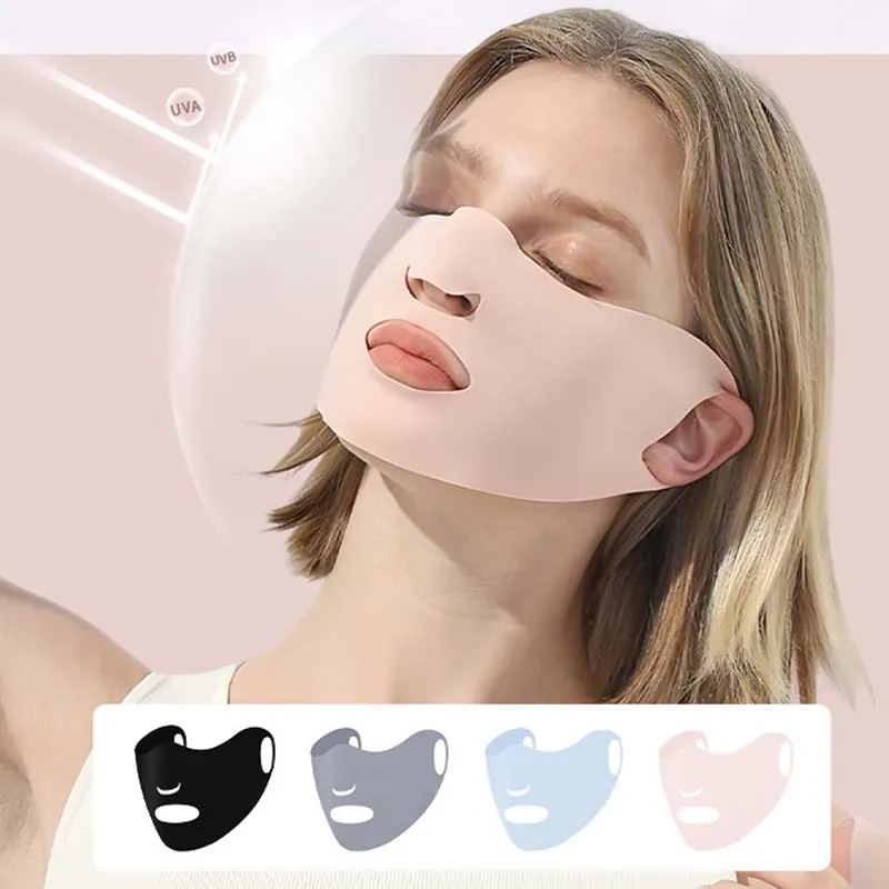 

Ladies' UV-Proof Three-Dimensional Eye-Protection Sun-Shading Mask Summer One-Piece Thin Breathable Silk Sun-Shielding Mask