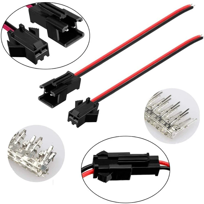 570pcs SM JST 2.54mm Male Female Wire Connector Plug Housing Adapter Crimp Terminal 2 3 4 5 Pin Pitch SN28B Plier