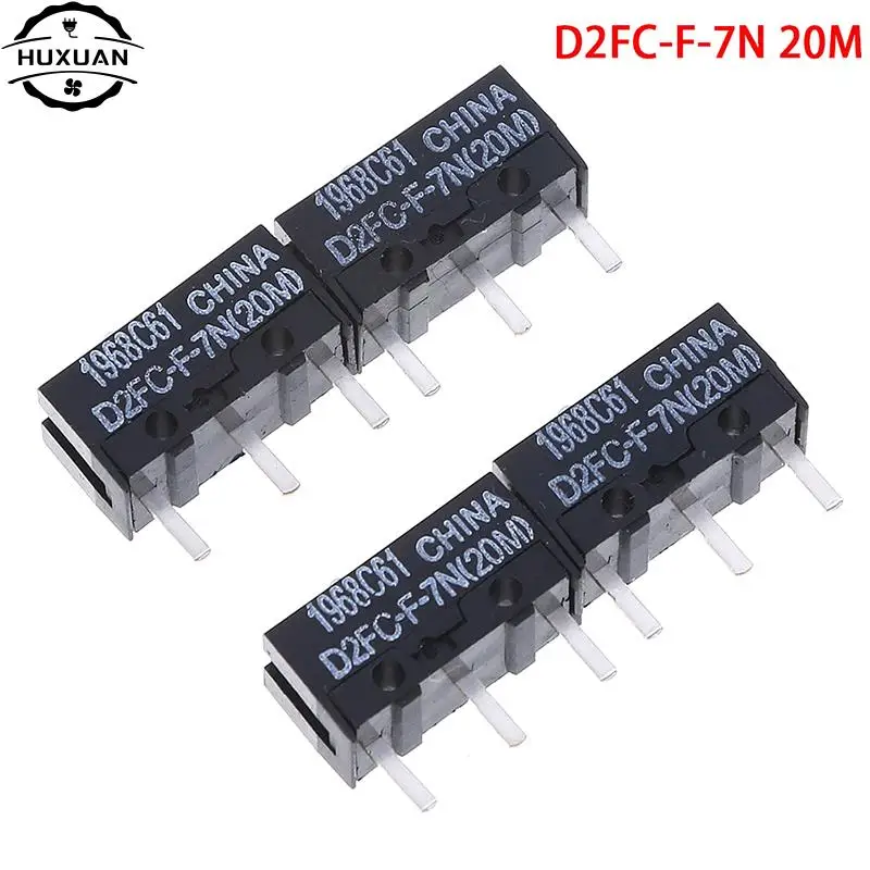 4Pcs/lot D2FC-F-7N(20M) Micro Switch Microswitch For G600 Mouse Wholeslae