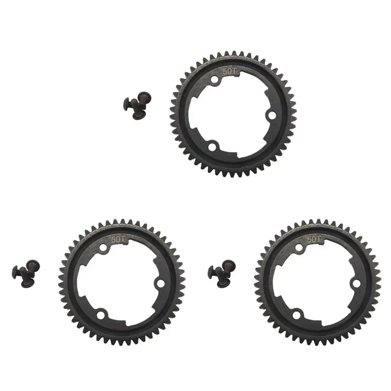 CYGJ-3X For Hot Racing Harden Steel 50T 1Mod Main Spur Gear For RC Car Traxxas 1/5 X-Maxx 1/7 XO-1 1/10 E-Revo VXL New MAXX A