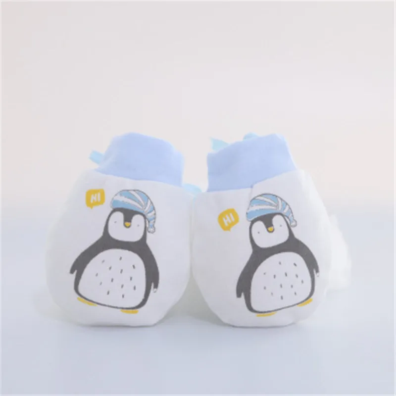 New Baby mittens Gloves Cute Cartoon Baby Infant Pure cottonGirlt Scratch Newborn MittsBoy Fabric Baby Care product Christmas