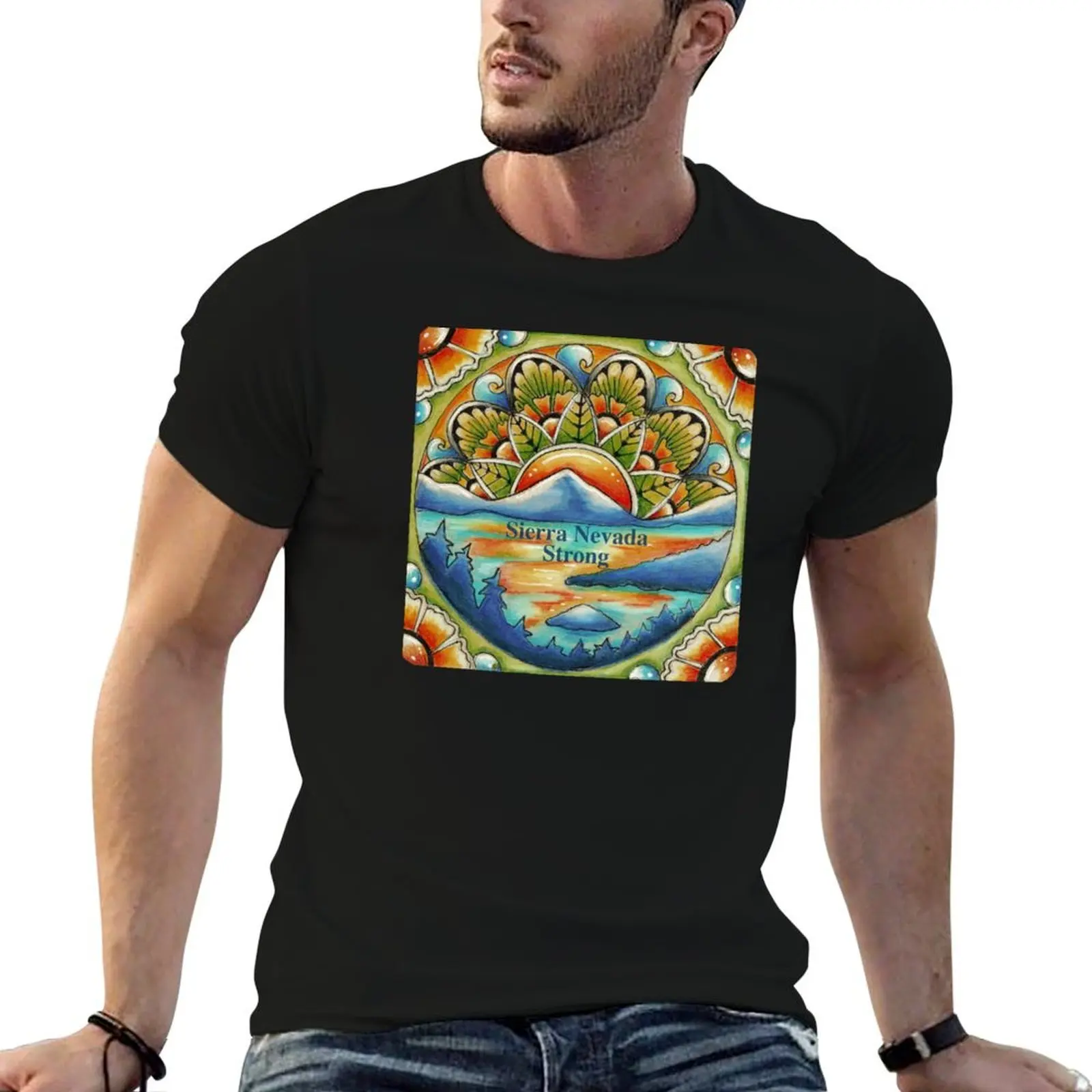 Sierra Nevada Strong T-Shirt cotton man t-shirts summer shirt plus size men clothing