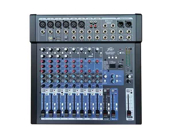 Peavey Professional Mixer Console 12 Channels Audio Mixer