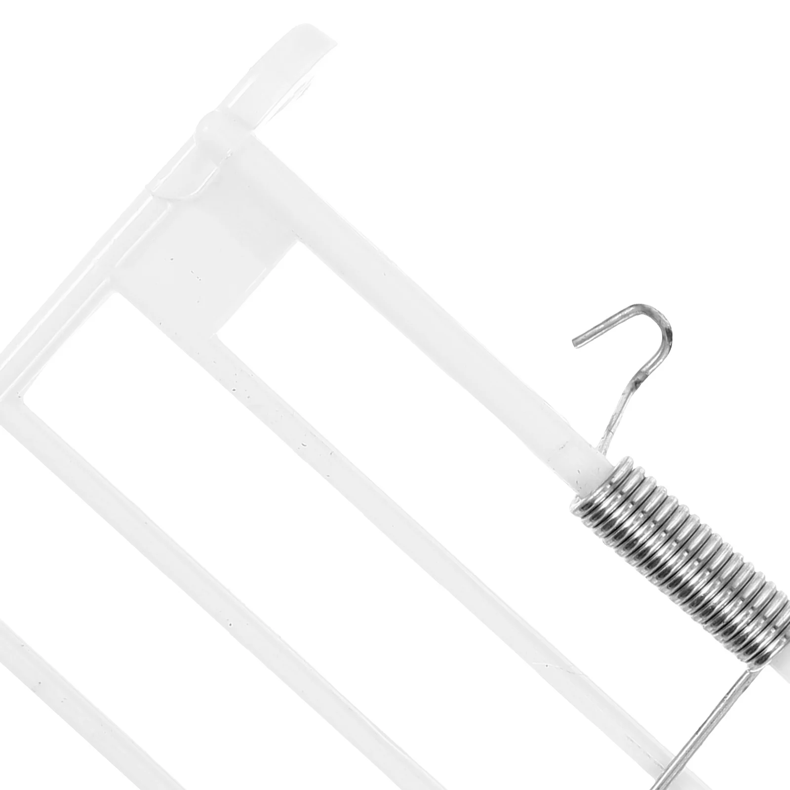 

3pcs Bird Cage Door Accessories Spring Fixed Food Box Replacement Durable Plastic Stable Structure Compatible Types