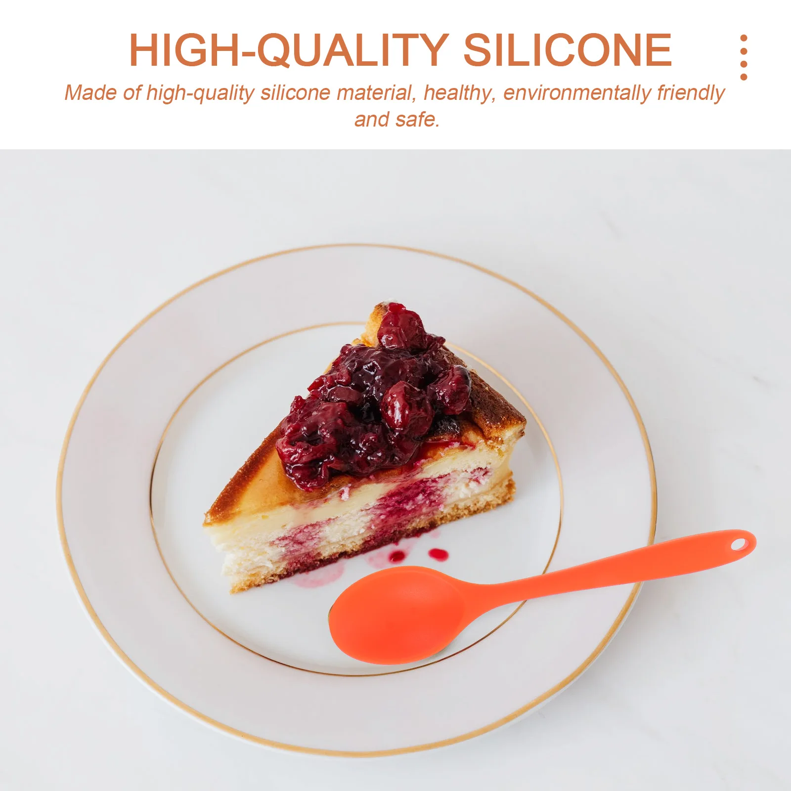 

4pcs Silicone Rice Spoon Multifunctional Long Handle Heat Resistant Non-Stick Kitchen Cooking Serving Utensil For Home