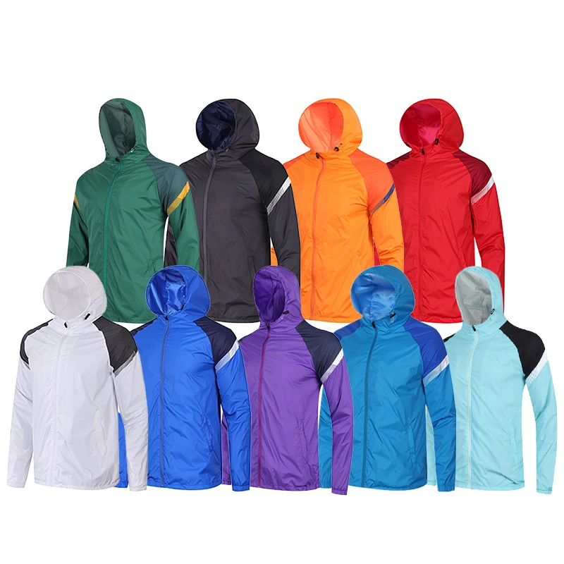 

2024 Men's Women Outdoor Running Jacket Men's Windproof Jog Training Jackets Skating Clothes Hiking Sport Clothing