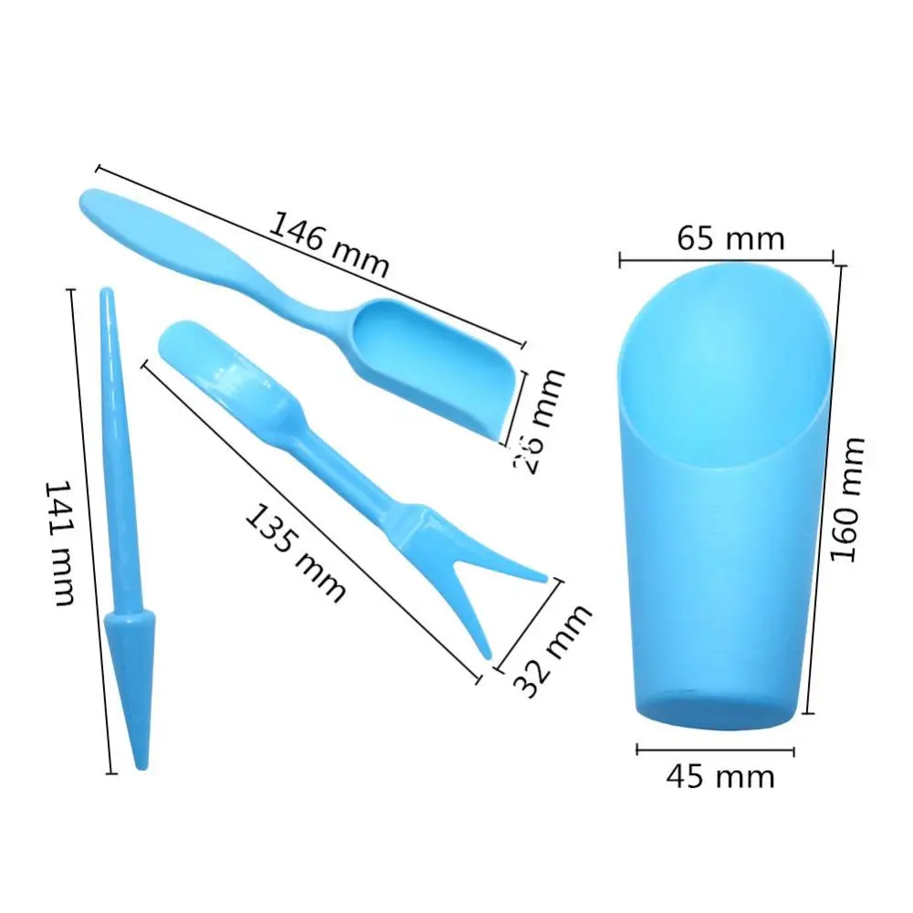 4Pcs 1Set Bonsai Planted Fertilizer Transplant Succulents Tool Planter Kit Garden Accessories owing Device