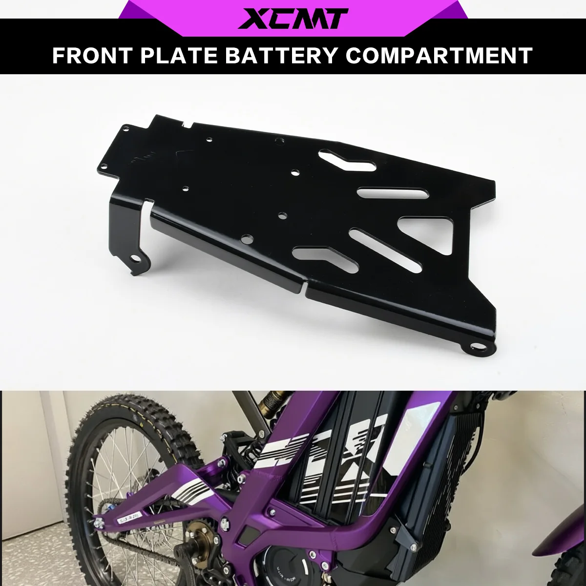 

Electric Motorcycle Battery Front Plate Guard Battery Compartment Fender Cover For Surron LightBee X S L1E For Segway X160 X260