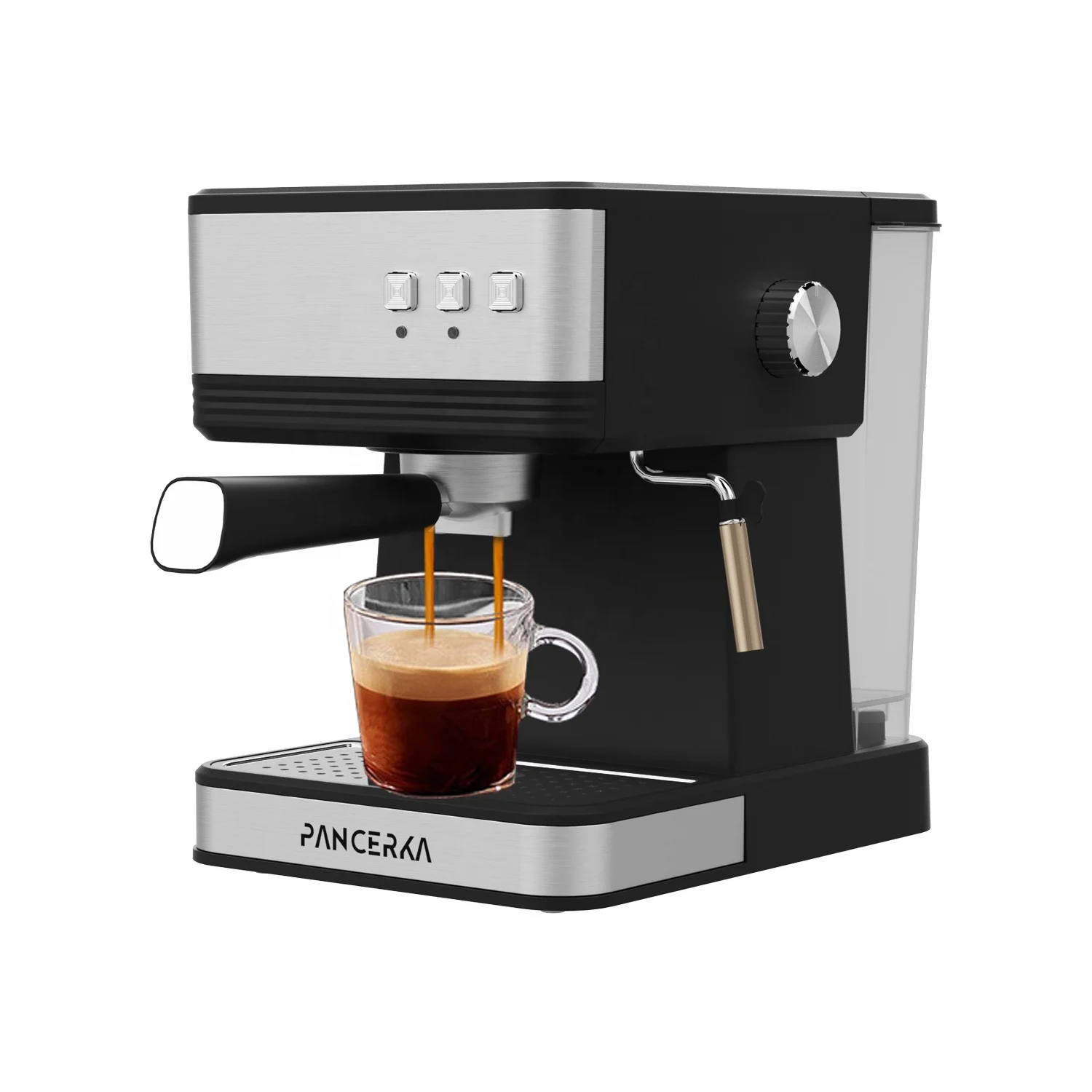 2-in-1 Commercial Grade Espresso Machine High Pressure 19 Bar Electric Household Coffee Maker Milk Froth-New Arrival