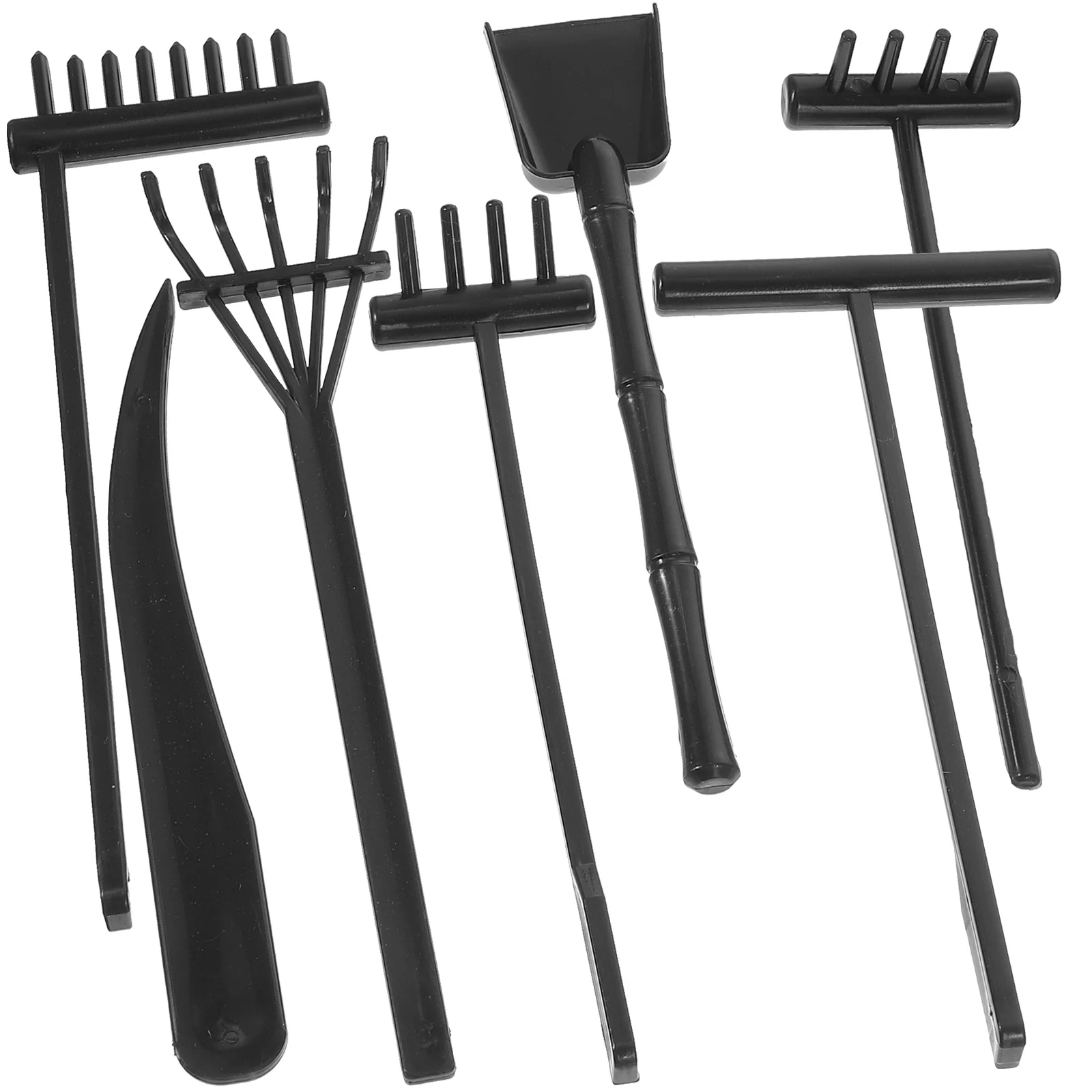 Herramienta rastrillo de arena niño Zen jardín Kit caja de arena de plástico rastrillos pequeños accesorios de mesa