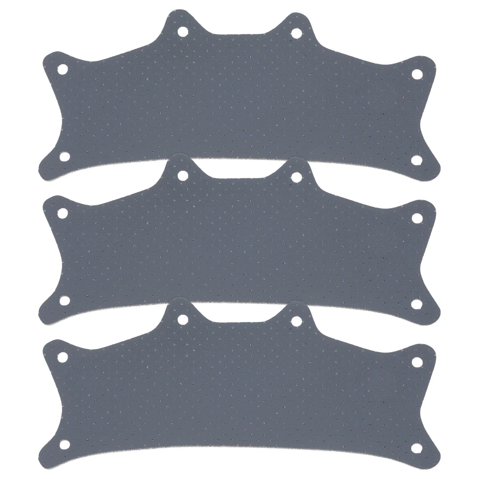 

3pcs Sweat Absorbent Cotton Belt Hard Bands Grey Reusable Liner Washable Safety Summer Worker Hardhat Replacement