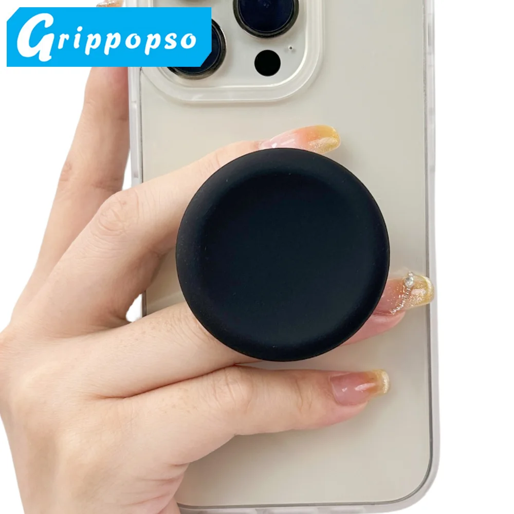 Grippopso Silicone Round Popping Grip tok Sockets Finger Ring Holder Phone Holder Griptok Stand Cellphone Accessories bracket