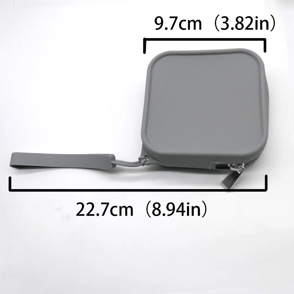 Quadratische Silikon-Kosmetiktasche Große Kapazität Reise-Make-up-Pinselhalter Tragbarer Wasserdichter Organizer für Kosmetika – Detail 13