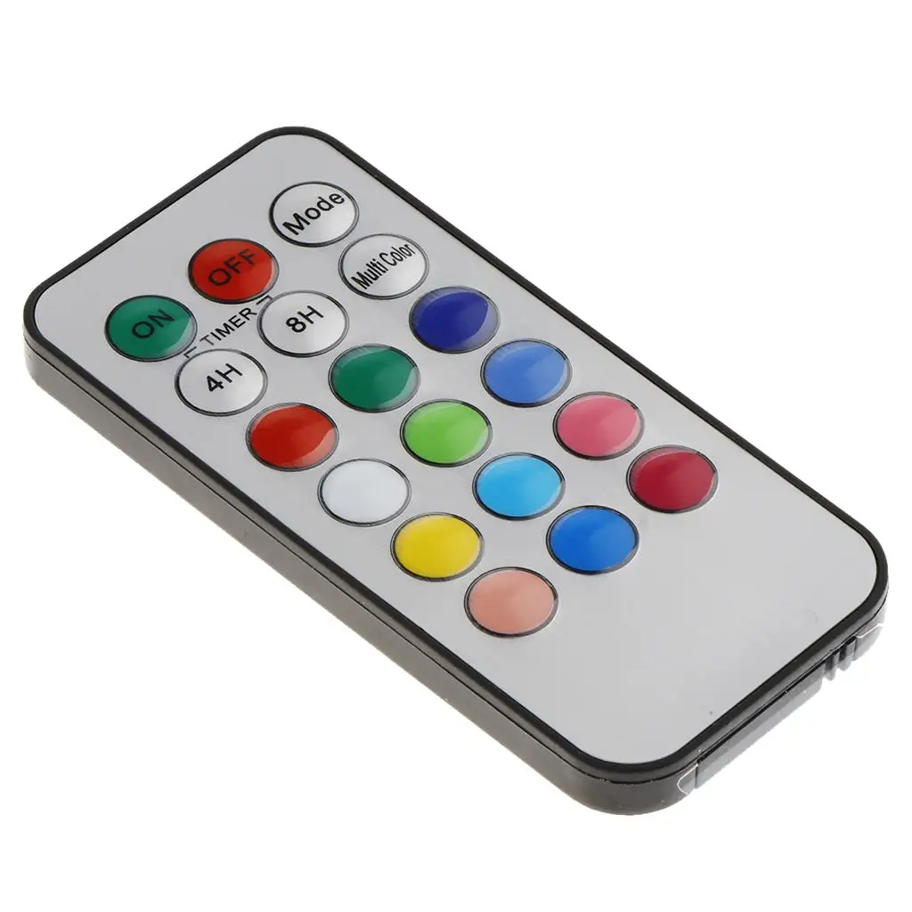 18 Buttons Multifunction Remote Control Accessories for LED Candles, Tea Lights,