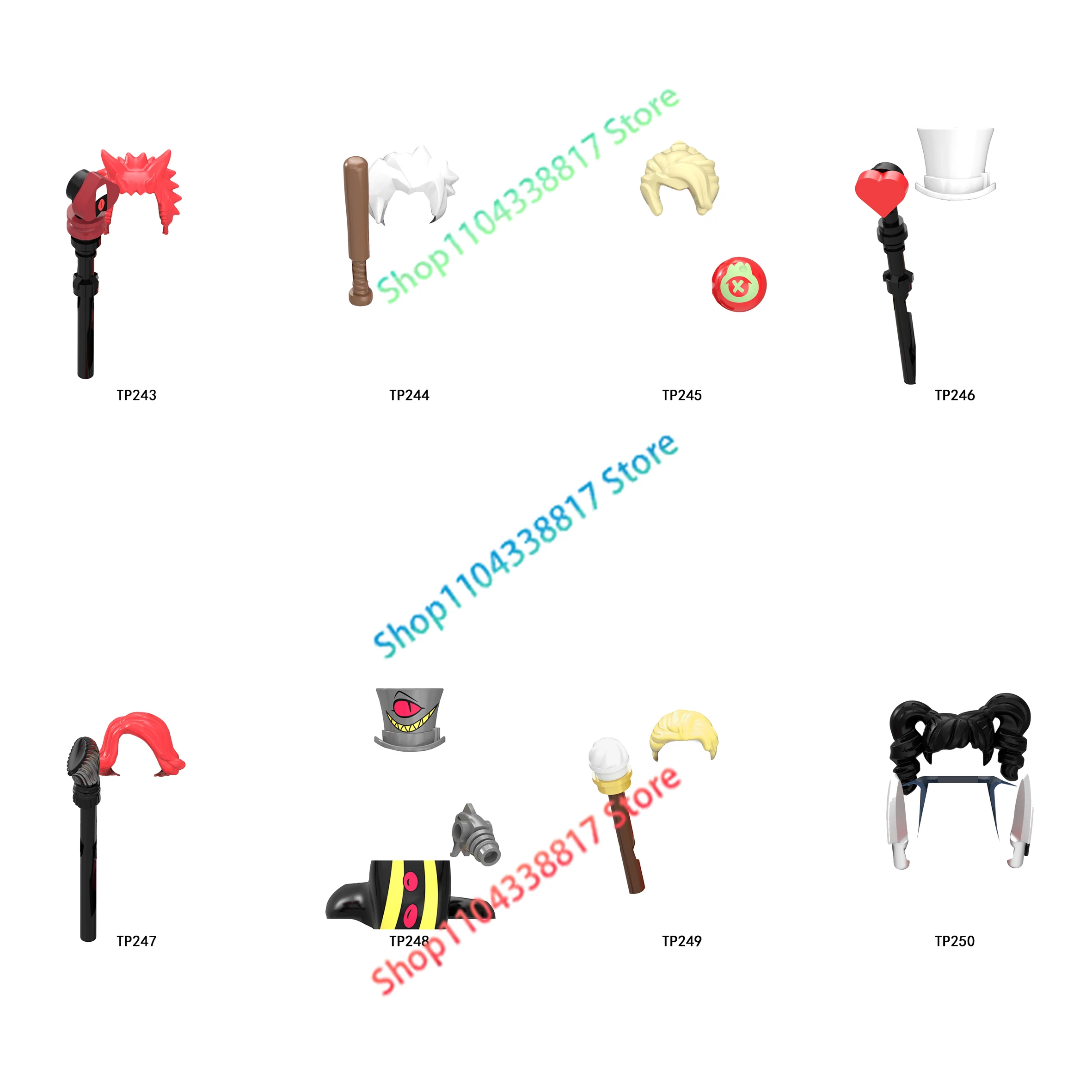 TP243: El Mejor Juguete de Bloques para Niños con Estilo Anime y Fantasía