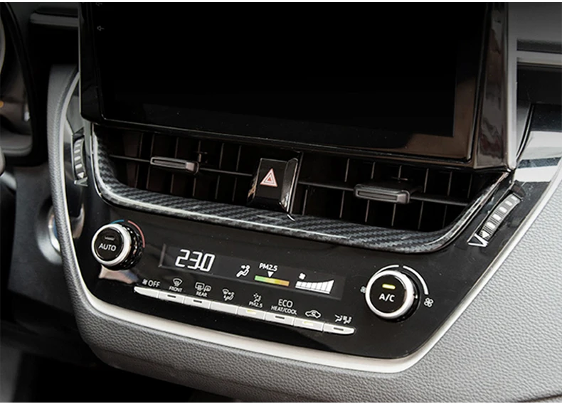Für Toyota Corolla E210 2019 2020 2021 2022 2023 2024 2025 Hybrid ABS Auto Zentrale Steuerung Klimaanlage Vent Outlet Abdeckung – Detail 9