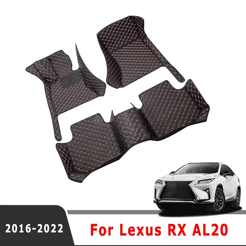 

Автомобильные коврики на заказ для Lexus RX AL20 RX350 RX450h RX200T RX350L 2022 2021 2020 2019 2018 2017 2016 (5-местные) кожаные коврики