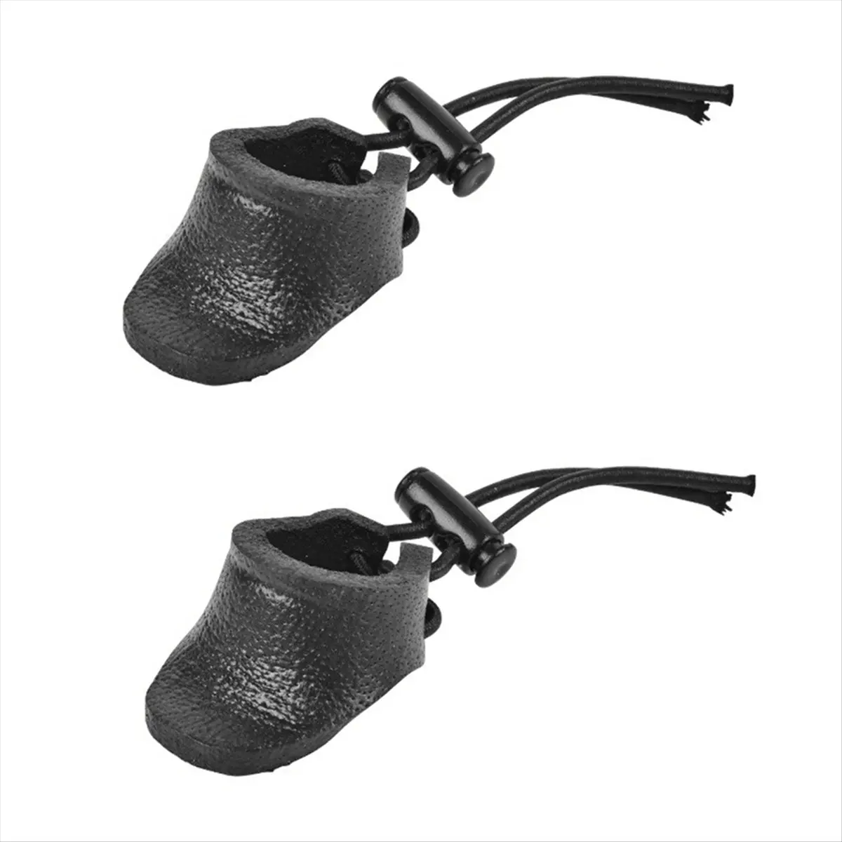 AA77 NEW  2pcs Finger Protector Thickened Finger Traditional Outdoor Protective Finger Protector Black