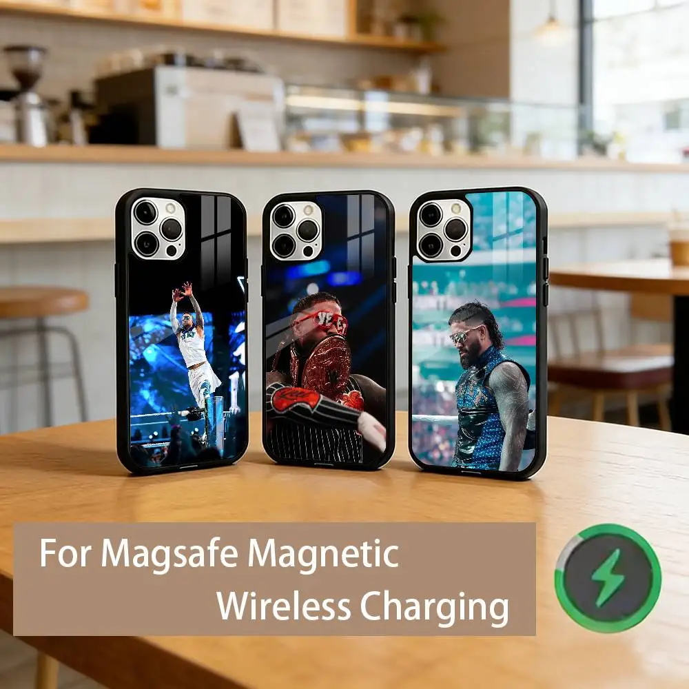 

J-Jey Uso Y-Yeet Wrester Phone Case For iPhone17,16,15,14,13,12,11 Plus,Pro Magnetic For Magsafe Wireless Charging