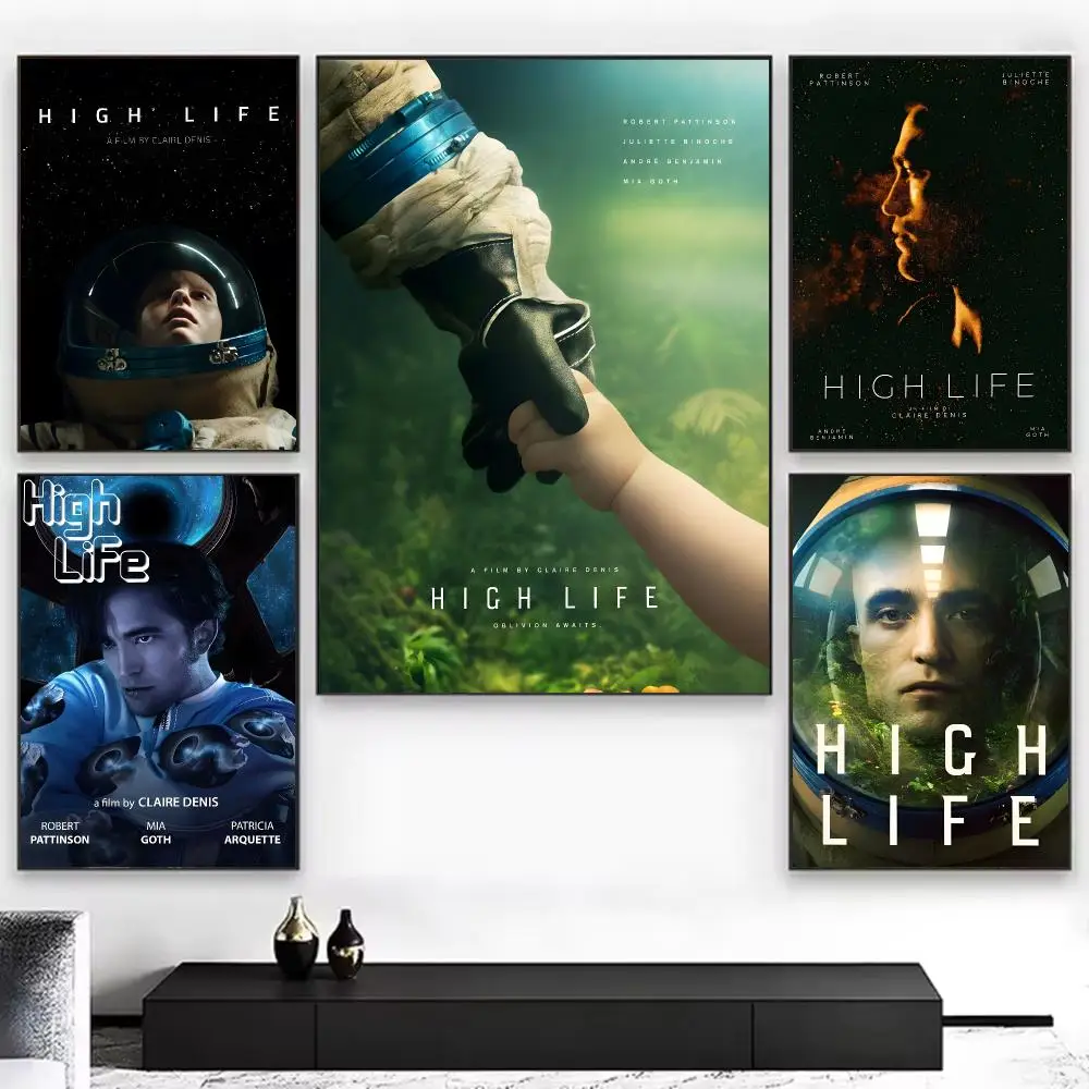 Sci-Fi Movie H-high Life Poster Chic Aesthetic Self-Stick Wall Poster Bedroom & Dorm Room Decor
