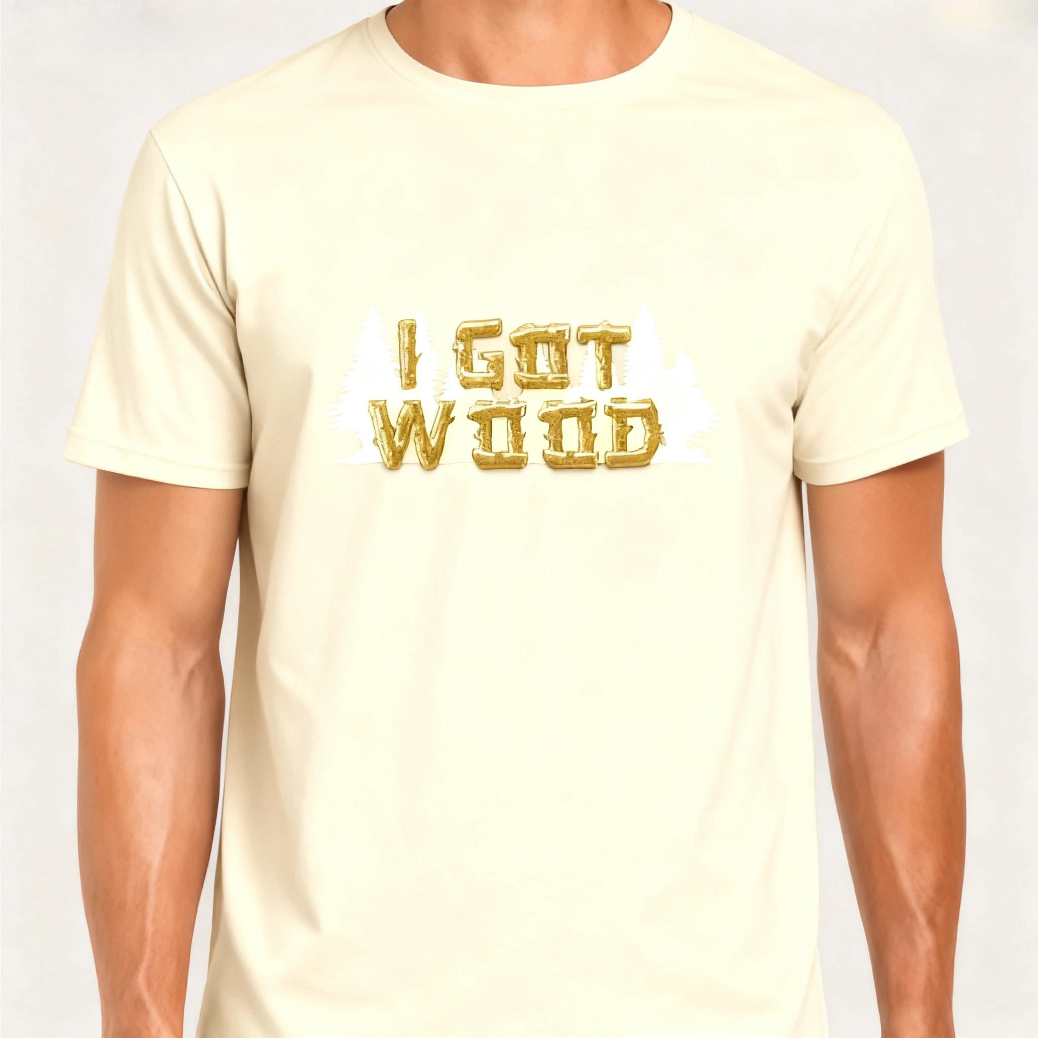 تي شيرت I Got Wood، The Dead Shaun Simon Pegg Ed Zombies Halloween للجنسين من القطن الخالص بأكمام قصيرة مريح #2