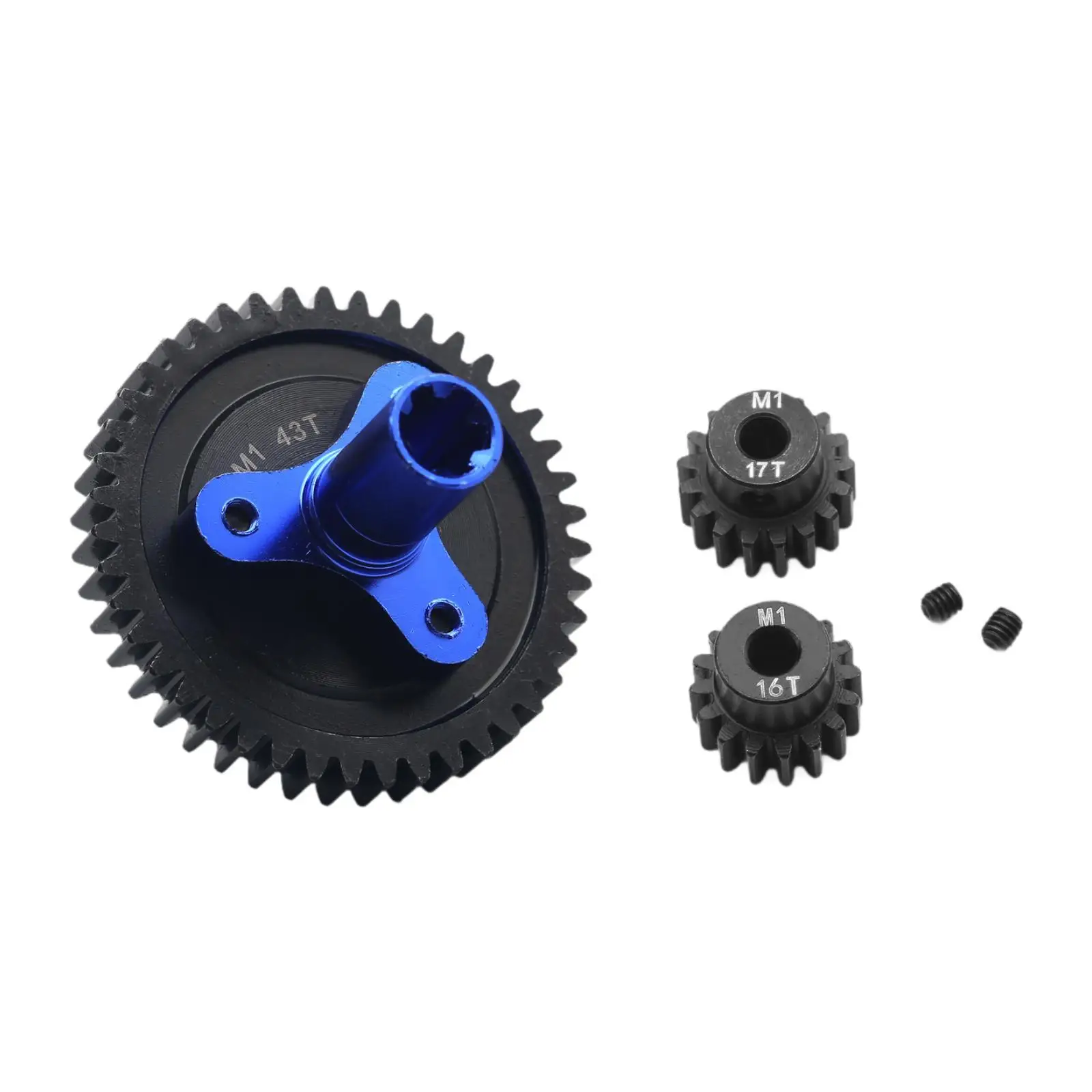 3 Pieces 1:10 Metal Spur Gear Slipper Clutch RC Model Vehicle Parts Replace Parts M1 Gear for 4S 1/8 Typhon DIY Modified Trucks