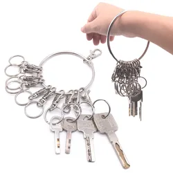 Key Chain Hanging Ring Creative Key Chain Multiple Thickened Key Rings Warehouse Dormitory Landlord Management Key Hang Buckle