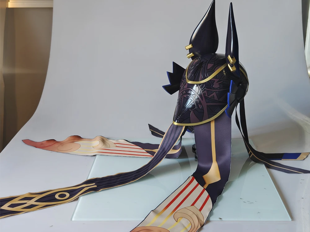 Cyno Helmet Cosplay Prop Genshin Impact High Detail Fiberglass Hat