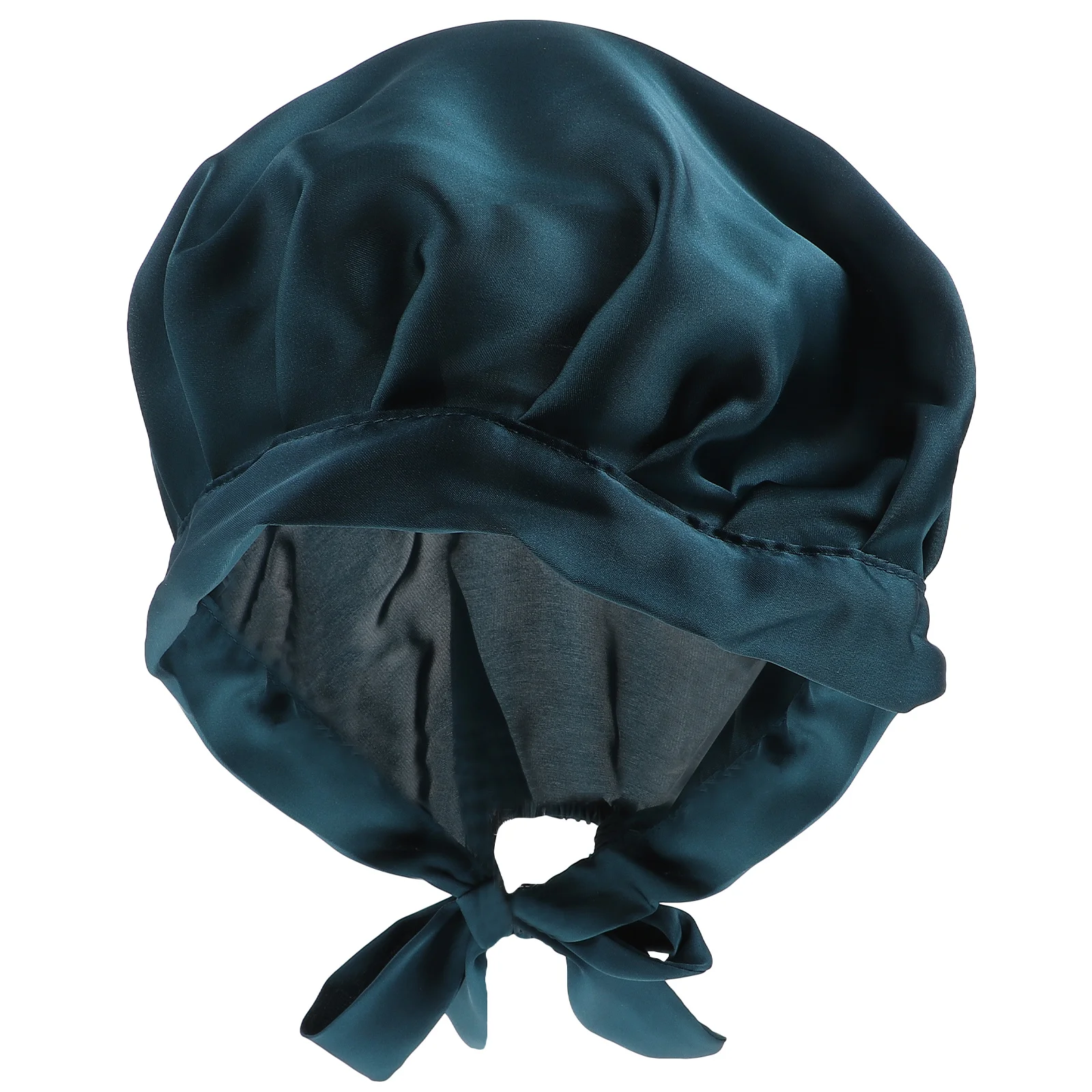 

Silk-Like Home Sleeping Hat Elastic Stretchy For Long Hair Women Night Bonnet Soft Breathable Sleep Cap Head Wrap Household