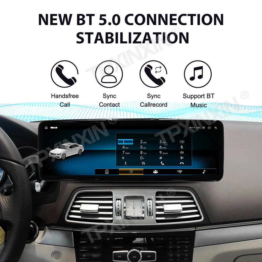 14.9 Inch Screen Carplay Navigation For Mercedes Benz E Class 2013 2014 Car Radio Andriod Auto Multimedia Player Head Unit DSP