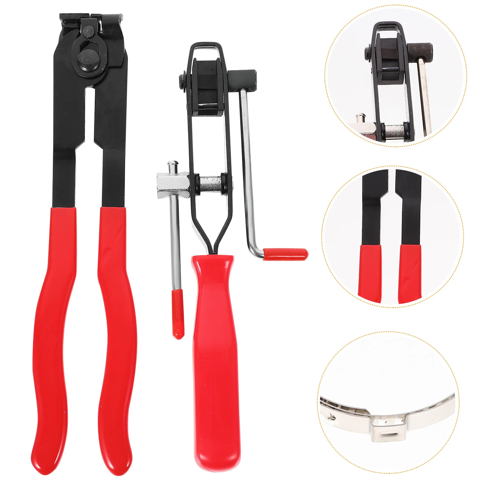 

32 pcs Boot Hose Clamp Set Metal Repair Tool For Joint Boot Install Utv Atv Vehicles Ear-Type Clamp Tool Hose Removal