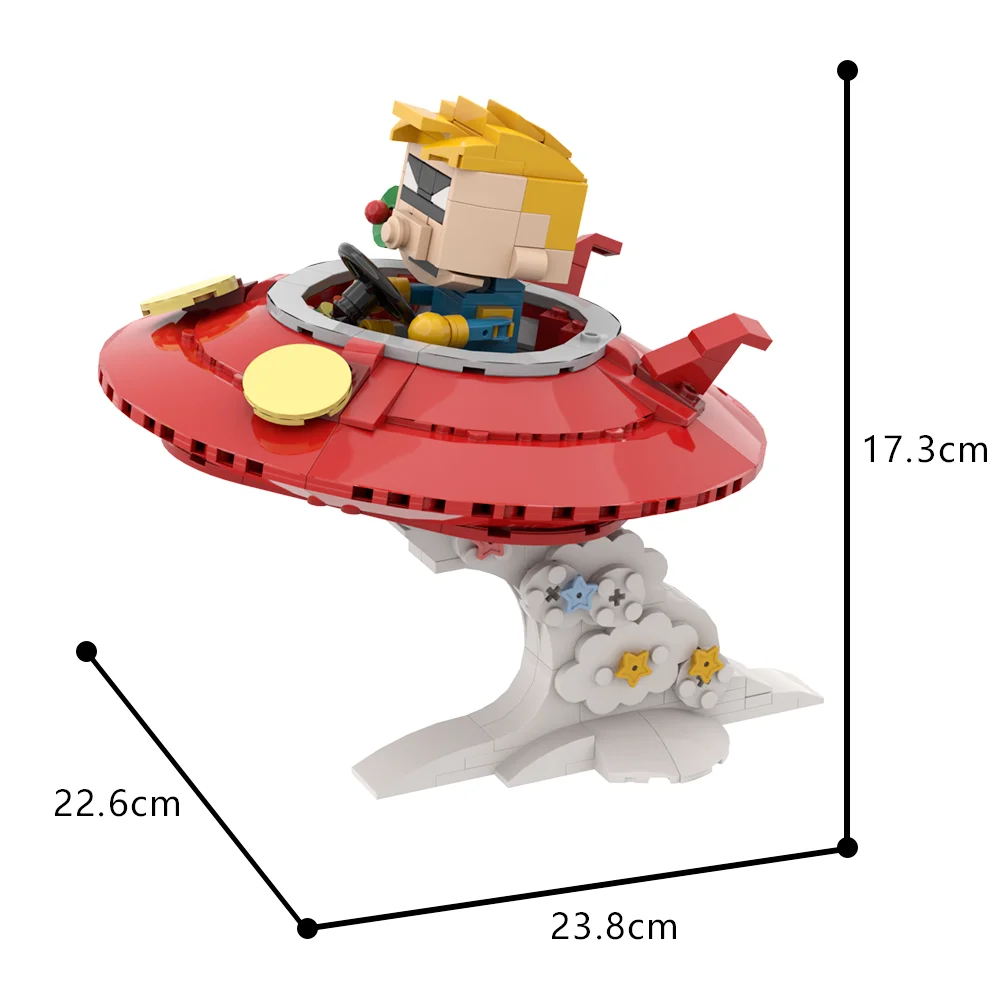 Moc Calvined and Hobbes Building Blocks Spaceman Stiff Shooting Game Tiger Bricks Sets Educational Toys Collect birthday gifts