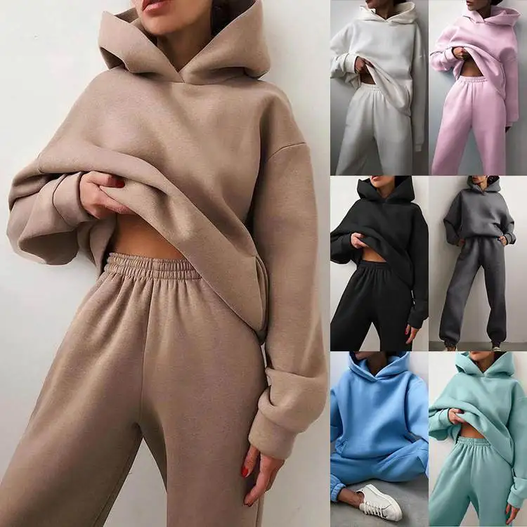 

plus Size 23XL Hooded Sweatpants Suit for Women Fall Winter Big Size Faion Set Casual Comfortable Ladies Outfit