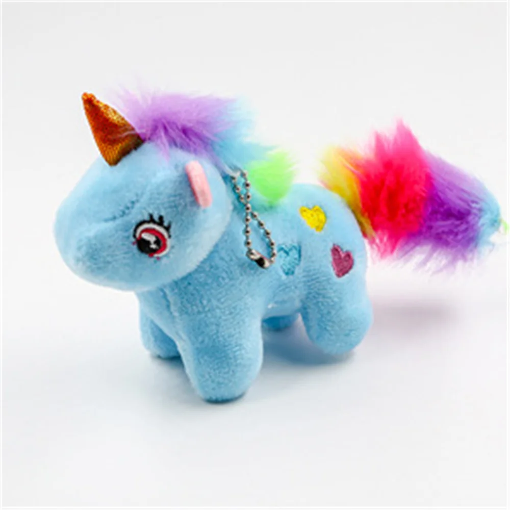 4Colors,  Plush Horse , Animal Gift Toy , Keychain Unicorn Plush Toy , Keyring Doll Plush Toy