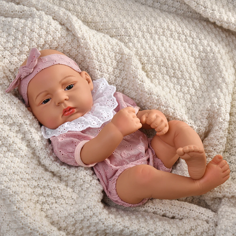 15,75 zoll Reborn Baby Puppe Lebensechte Mädchen Reborn Puppen Mode 40 cm Schöne Weiche Baby Vinyl Baby Puppe Spielzeug Für mädchen Geburtstag Geschenke