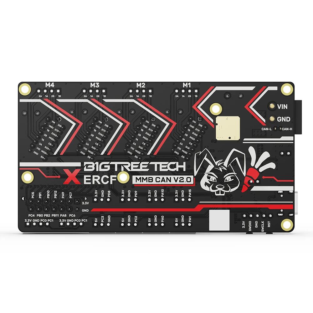 BIGTREETECH MMB CAN V2.0 Board Enraged Rabbit Carrot Feeder ERCF Control Board CAN Bus For Voron V2.4 Trident DIY AMS Klipper