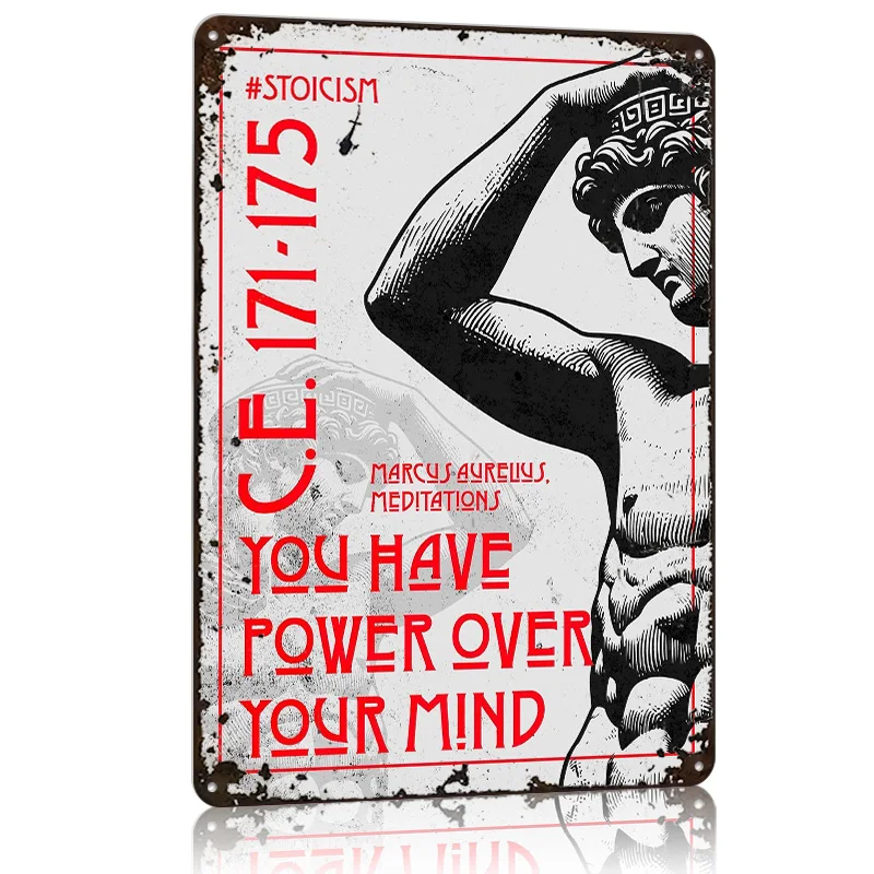 You Have Power Meditations Metal Poster Tin Sign Wall Art Things for Room Design Customizable Metal Signs for Home Decoration