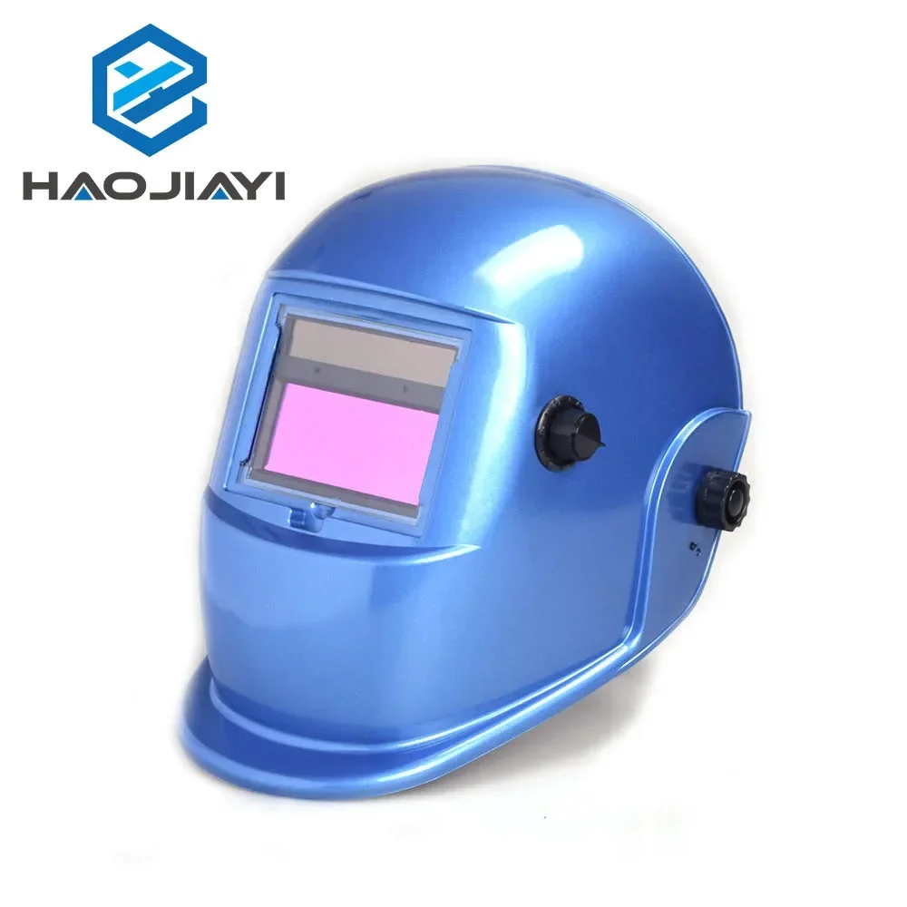 

HAOJIAYI Auto Darkening Welding Helmet KM-6000B with Solar Cells and Lithium Battery
